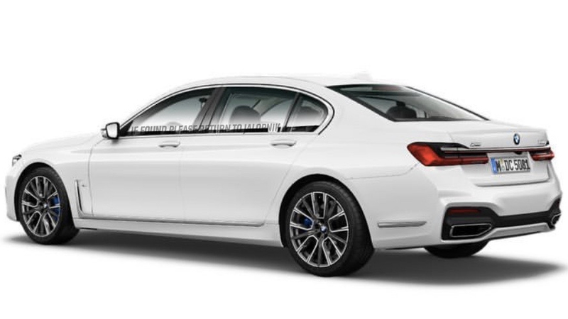 Illustration for article titled This Could Be the Refreshed BMW 7 Series Before You're Supposed To See It